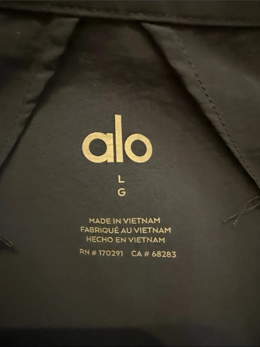ALO Yoga Navy Quarter-Zip Lightweight Pullover Jacket